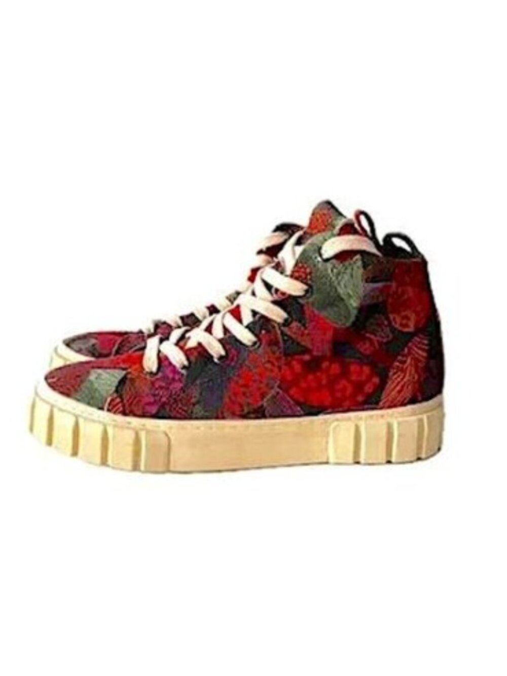 FARM Rio Leopard Mushroom Flatform High Top Sneaker Womens Size 8 NEW